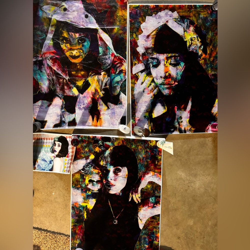 Melanie Martinez canvas paintings